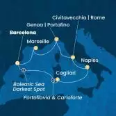 Spain, Italy, France