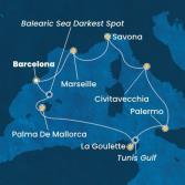 Spain, Balearic Islands, Tunisia, Italy, France