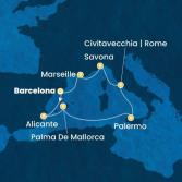 Spain, Balearic Islands, Italy, France