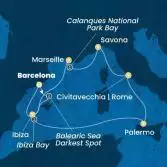 Spain, Balearic Islands, Italy, France