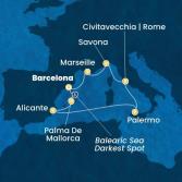 Spain, Balearic Islands, Italy, France