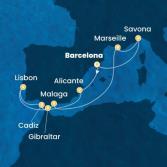 Spain, Portugal, Gibraltar, France, Italy