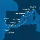 Spain, Portugal, Gibraltar, France, Italy