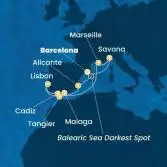 Spain, Portugal, Morocco, France, Italy