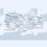 Spain, Morocco, Canary Islands, Antilles, Costa Rica, Colombia, Panama, Chile, Polynesia, New Zealand, Australia, Japan