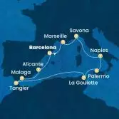 Spain, France, Italy, Tunisia, Morocco
