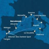 Spain, Morocco, Tunisia, Italy, France