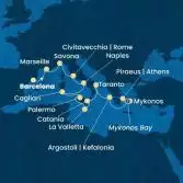 Spain, France, Italy, Malta, Greece