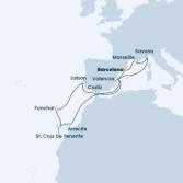 Spain, France, Italy, Canary Islands, Madeira , Portugal