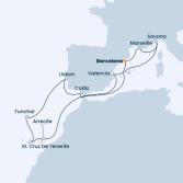 Spain, France, Italy, Canary Islands, Madeira , Portugal