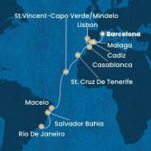 Spain, Portugal, Morocco, Canary Islands, Cape Verde, Brazil