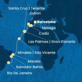 Spain, Portugal, Canary Islands, Cape Verde, Brazil