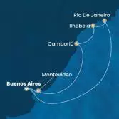 Argentina, Uruguay, Brazil