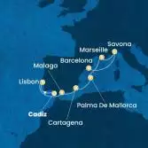 Spain, Portugal, Balearic Islands, France, Italy