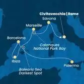 Italy, France, Balearic Islands, Spain