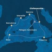 Italy, France, Spain, Balearic Islands