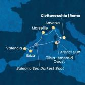 Italy, France, Balearic Islands, Spain