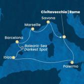 Italy, France, Spain, Balearic Islands