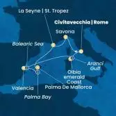 Italy, France, Balearic Islands, Spain