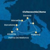 Italy, France, Spain, Balearic Islands