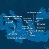 Italy, Malta, Greece, Turkey