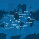 Italy, France, Spain, Portugal, The Azores, United States, Florida (USA), Mexico, USA, Hawaii, Polynesia, Fiji, Australia