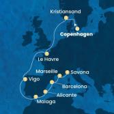 Denmark, Norway, France, Spain, Italy