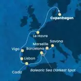 Denmark, France, Spain, Portugal, Italy