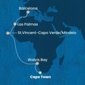 South Africa, Namibia, Cape Verde, Canary Islands, Spain