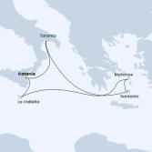 Italy, Malta, Greece