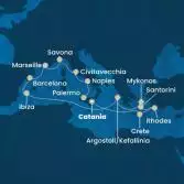 Italy, Greece, Balearic Islands, Spain, France