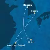 Japan, Taiwan, South Korea