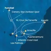 Madeira , Canary Islands, Morocco, Spain