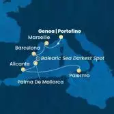 Italy, France, Spain, Balearic Islands