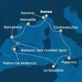 Italy, France, Spain, Balearic Islands