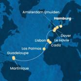 Germany, England, France, Portugal, Spain, Canary Islands, Antilles