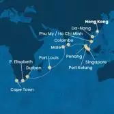 China, Vietnam, Singapore, Malaysia, Sri Lanka, Maldives, Mauritius, South Africa