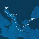 Turkey, Greece, Croatia, Italy