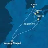 Taiwan, Japan, South Korea