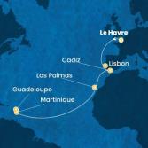 France, Portugal, Spain, Canary Islands, Antilles