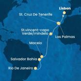 Portugal, Canary Islands, Cape Verde, Brazil