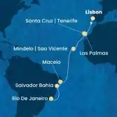 Portugal, Canary Islands, Cape Verde, Brazil