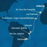 Portugal, Canary Islands, Cape Verde, Brazil