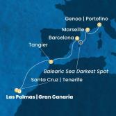 Canary Islands, Morocco, Spain, France, Italy