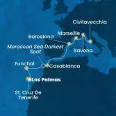 Canary Islands, Madeira , Morocco, Spain, France, Italy