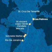 Canary Islands, Cape Verde, Brazil