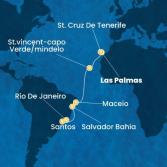 Canary Islands, Cape Verde, Brazil