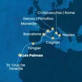 Canary Islands, Morocco, Spain, France, Italy