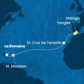 Dominican Republic, Antilles, Canary Islands, Morocco, Spain