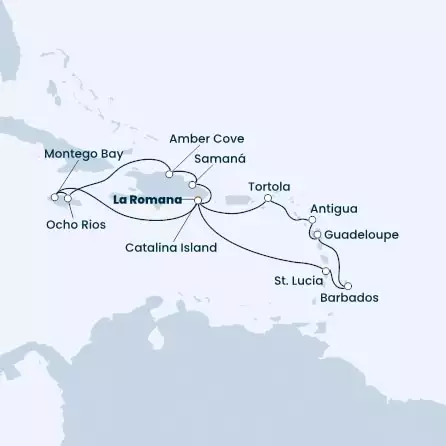 Dominican Republic, Antilles, Virgin Islands, Jamaica
